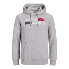 Jack & Jones Hoodie Play grijs