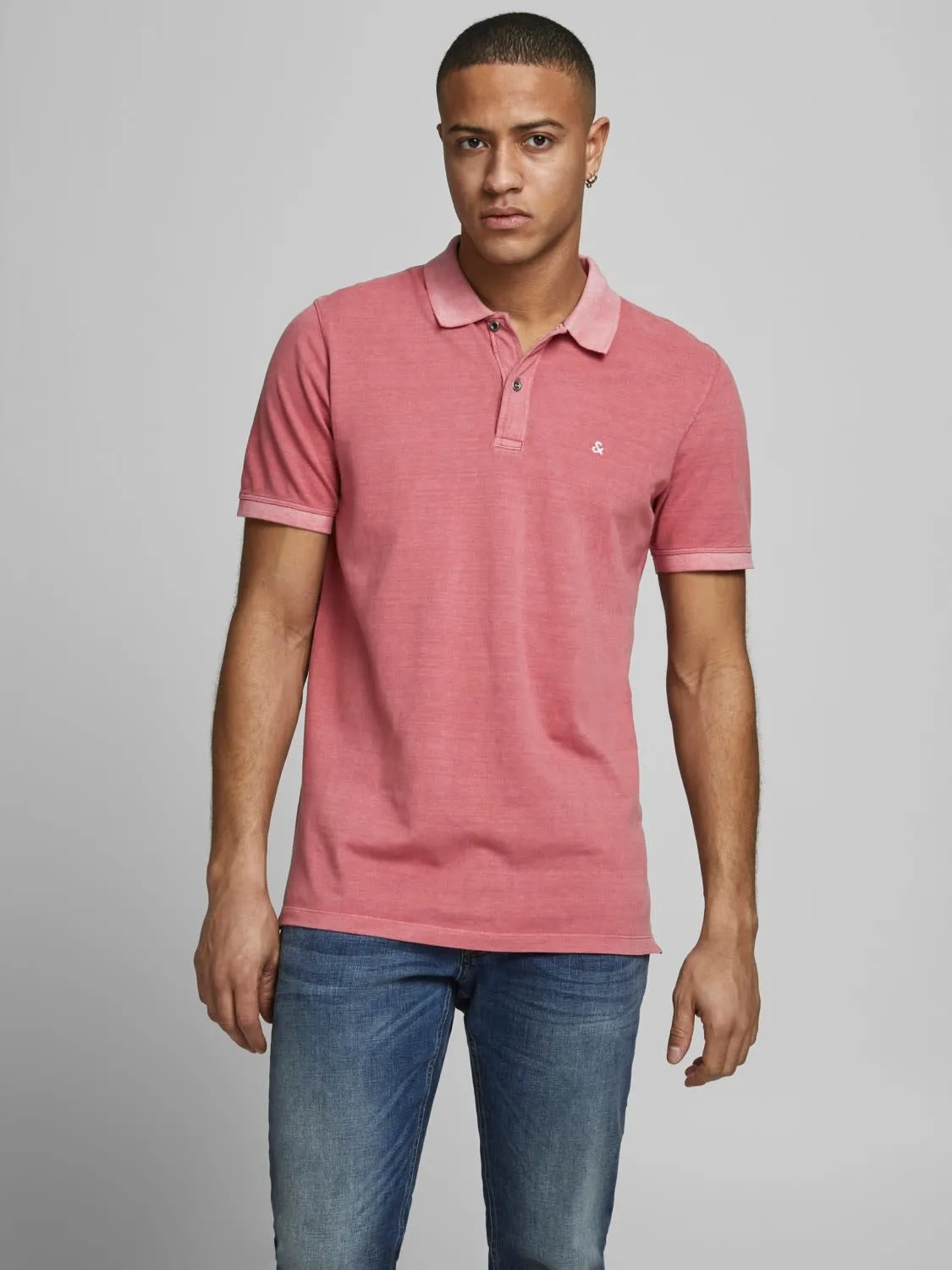 Jack & Jones JJEWASHED POLO SS