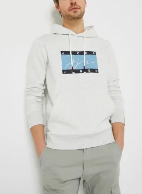      Jack & Jones Jorjosh  Sweat Hood - Wit   