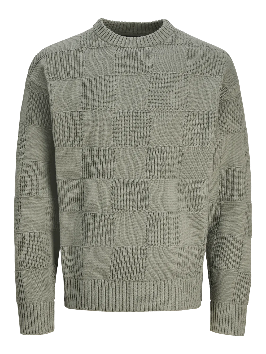 JACK & JONES JPRBLAPEETO PATTERN KNIT CREW NECK