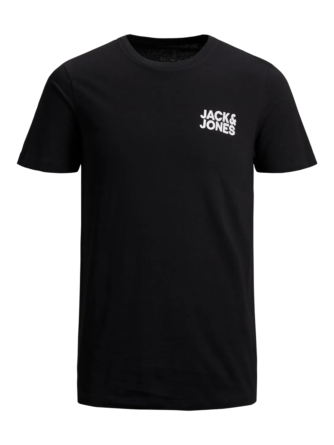 JACK & JONES TSHIRT LOGO TEE ZWART