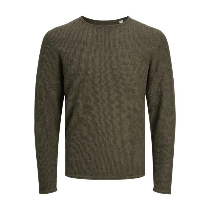 Jack and Jones JJECOOPER KNIT CREW NECK NOOS olive night  