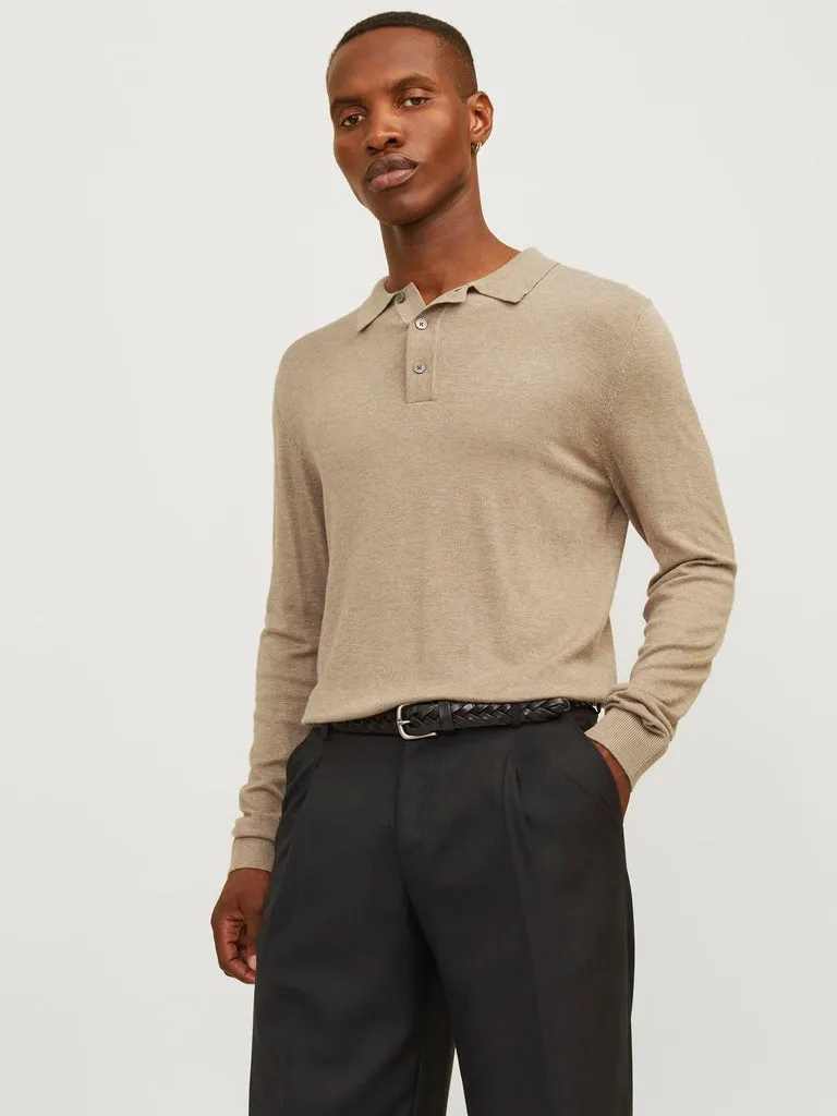 JACK&JONES PREMIUM    JPRBLAWILLIAM KNIT POLO LS