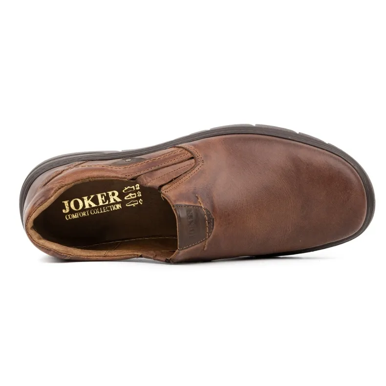 Joker Leren herenschoenen 507J bruin