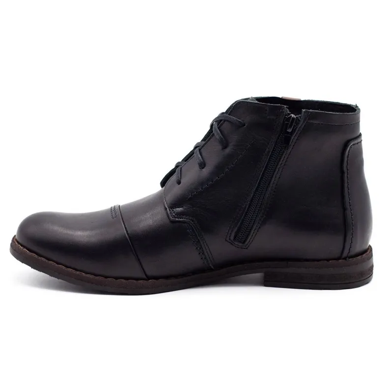 Joker Zwarte winter herenschoenen 315J