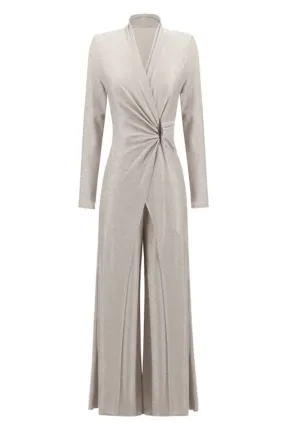 JOSEPH RIBKOFF Joseph Ribkoff jumpsuit strech glitterstof NUDE 243794