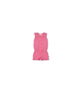 Jubel Jumpsuit kort ruches - Berry Nice