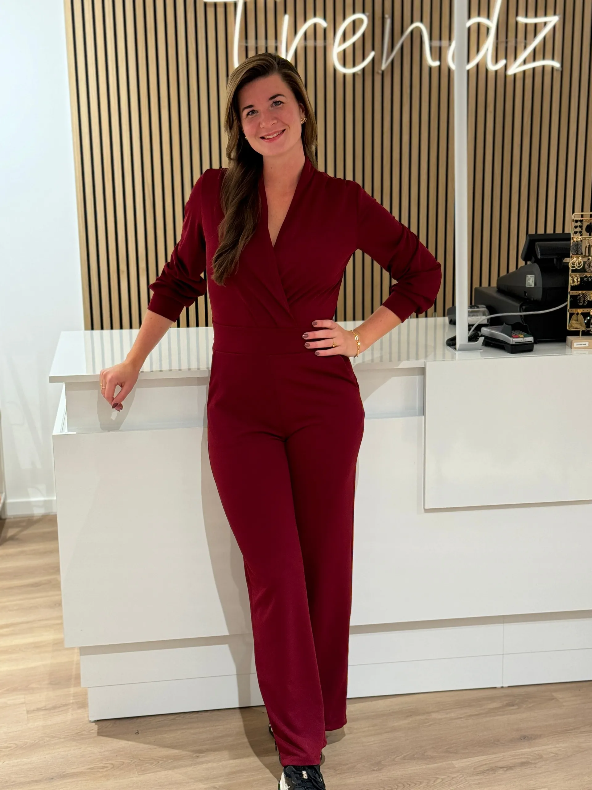 Jumpsuit Rosanne bordeaux