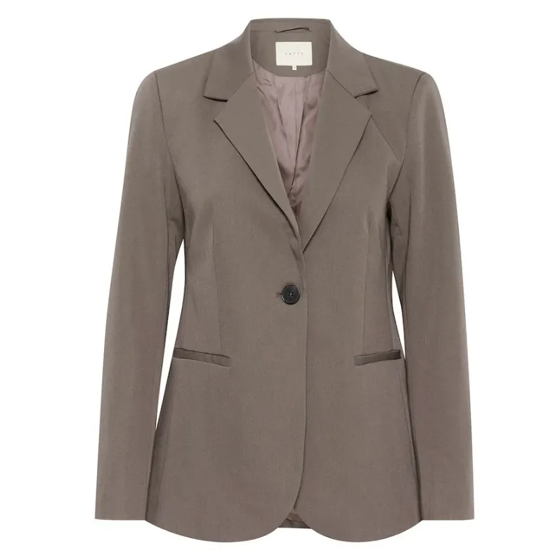 KAFFE KASAKURA BLAZER 10506684 MAJOR BROWN