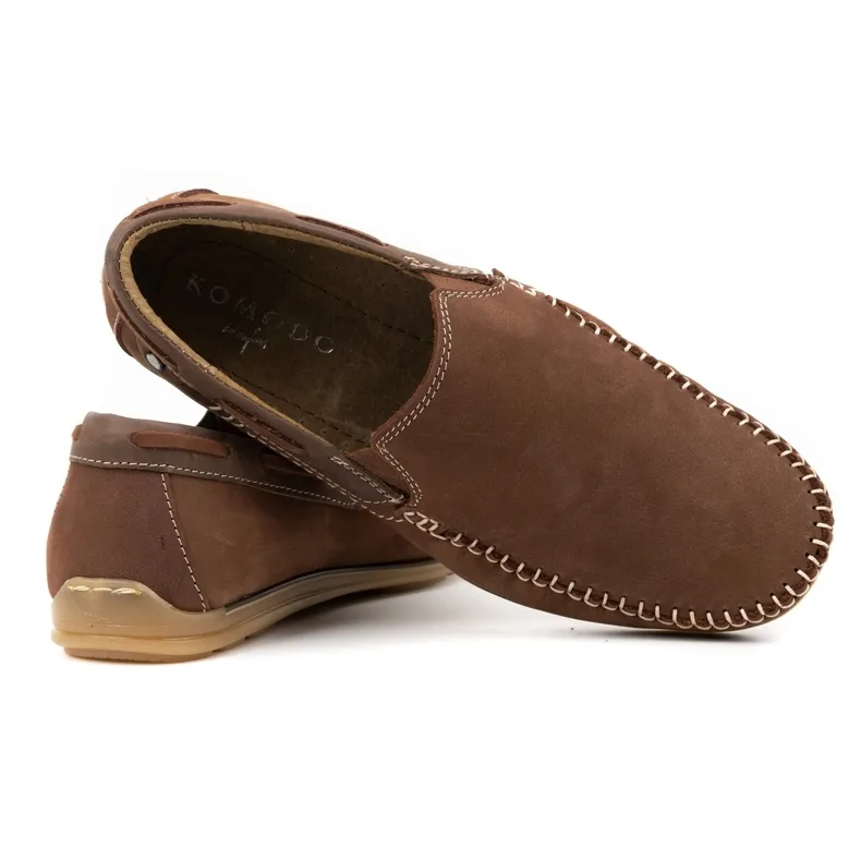 KOMODO Leren instappers heren 920K bruin