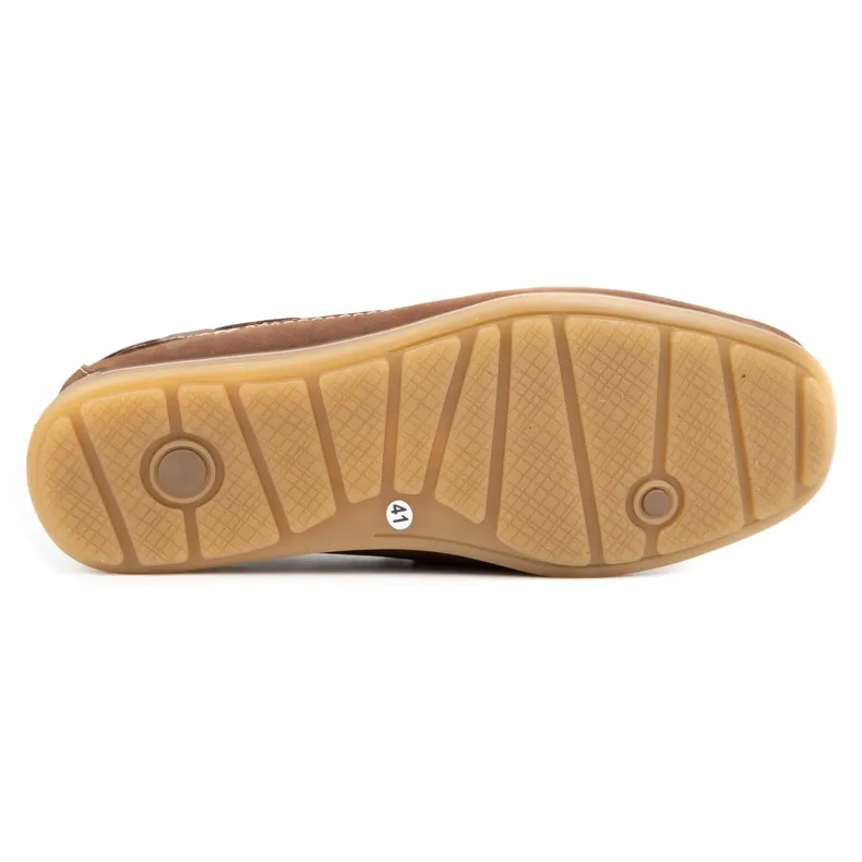 KOMODO Leren instappers heren 920K bruin
