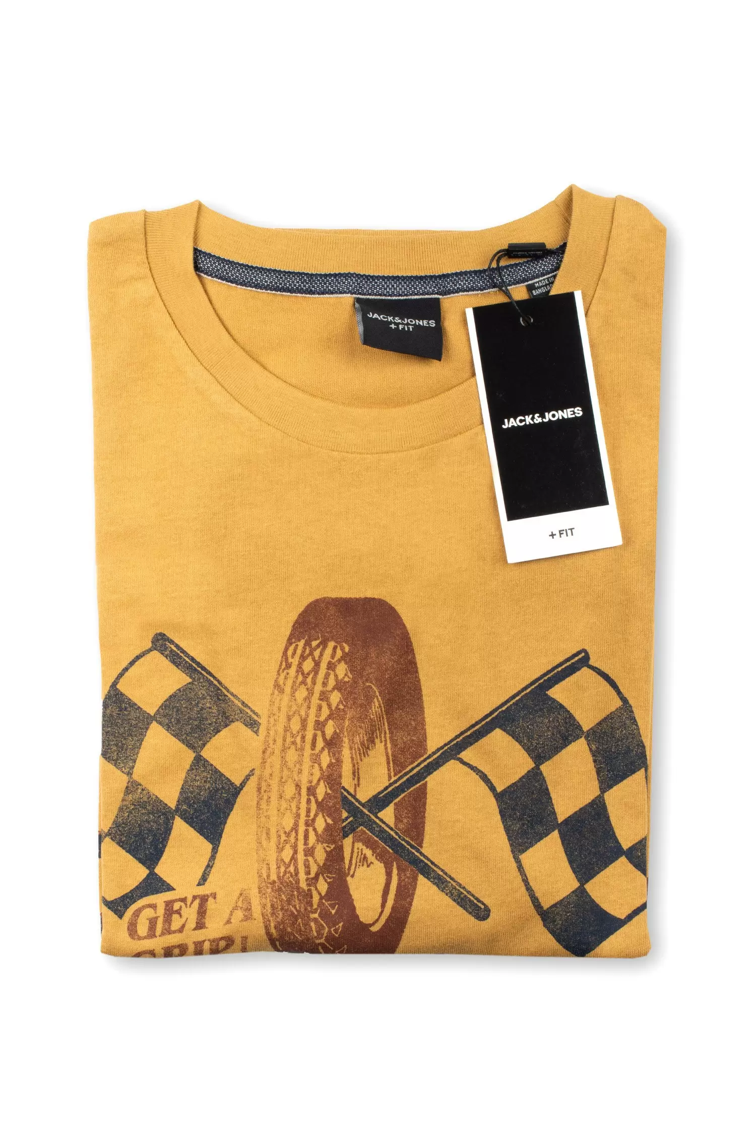 KORTE MOUW RACING TSHIRT VAN JACK & JONES.