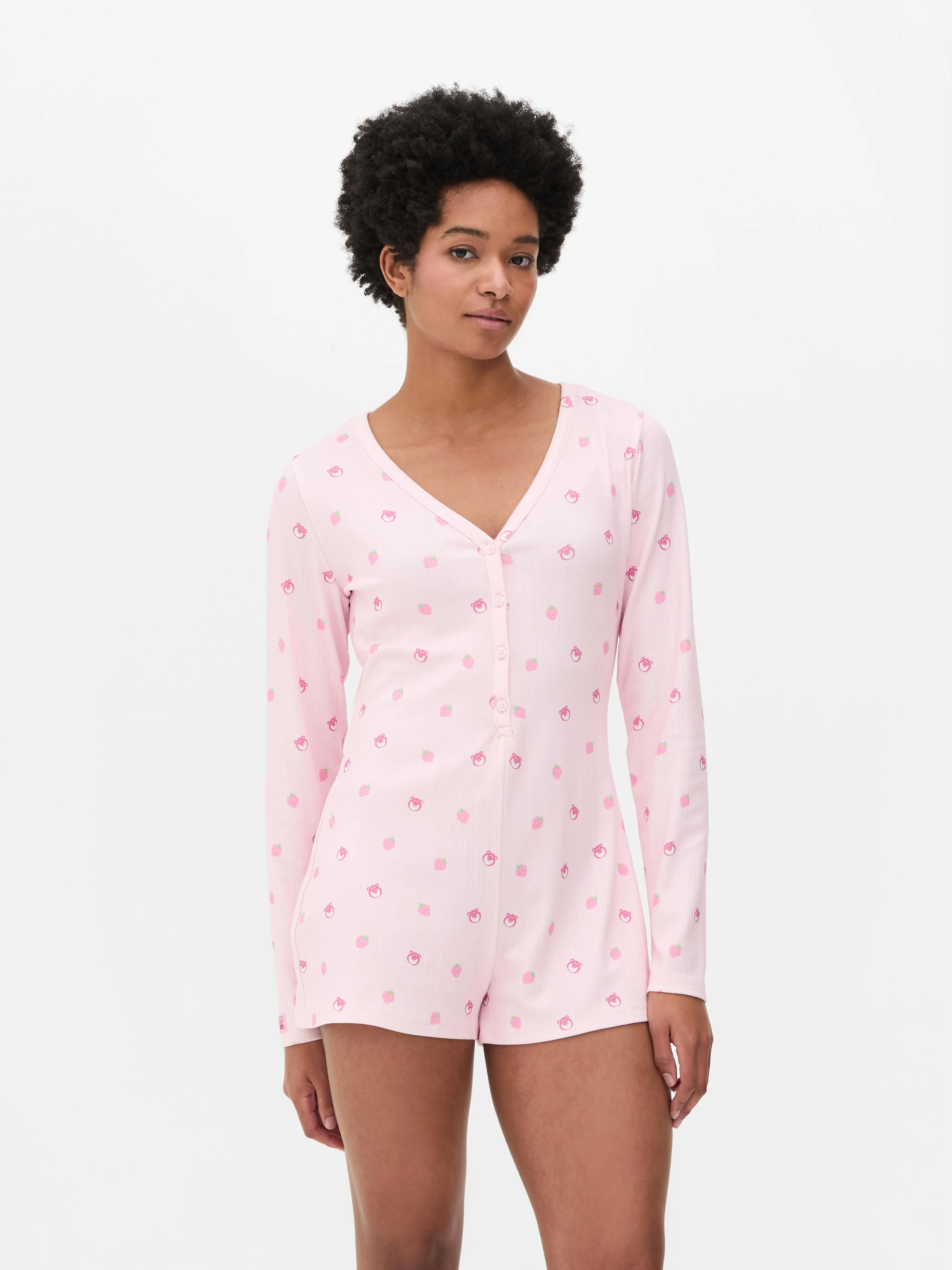 KORTE PYJAMAJUMPSUIT MET LANGE MOUWEN DISNEY