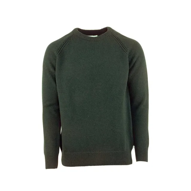 Kronstadt Bear wool crew neck knit army ks3129