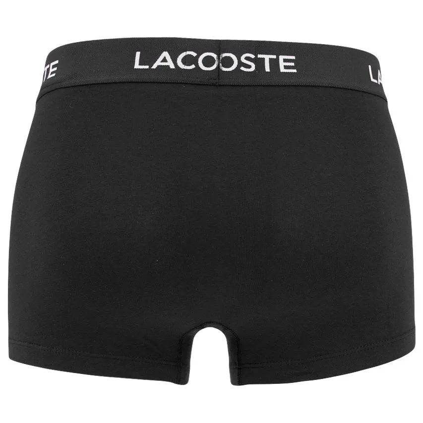 LACOSTE 5PACK BOXERS BASIC COMBI ZWART  