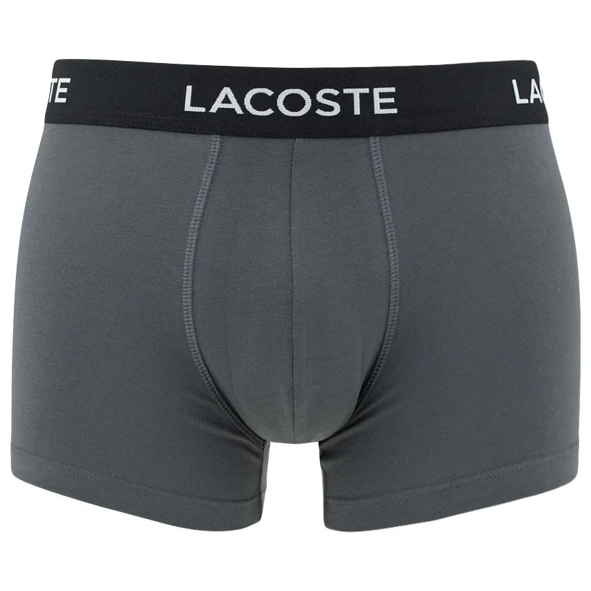 LACOSTE 5PACK BOXERS BASIC GRIJS  