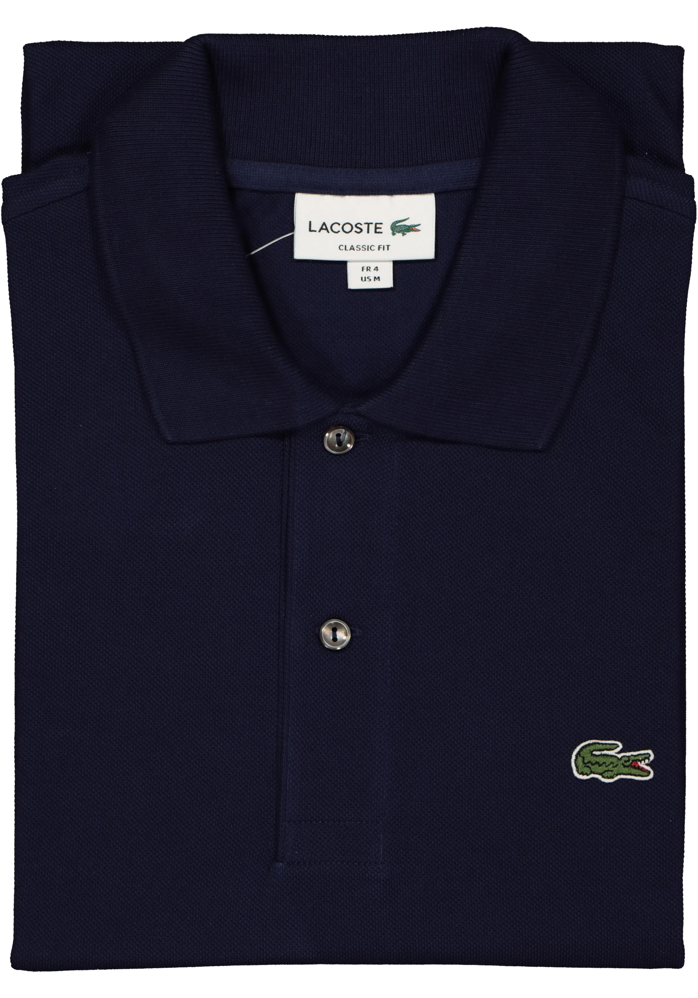 Lacoste Classic Fit polo, marine blauw