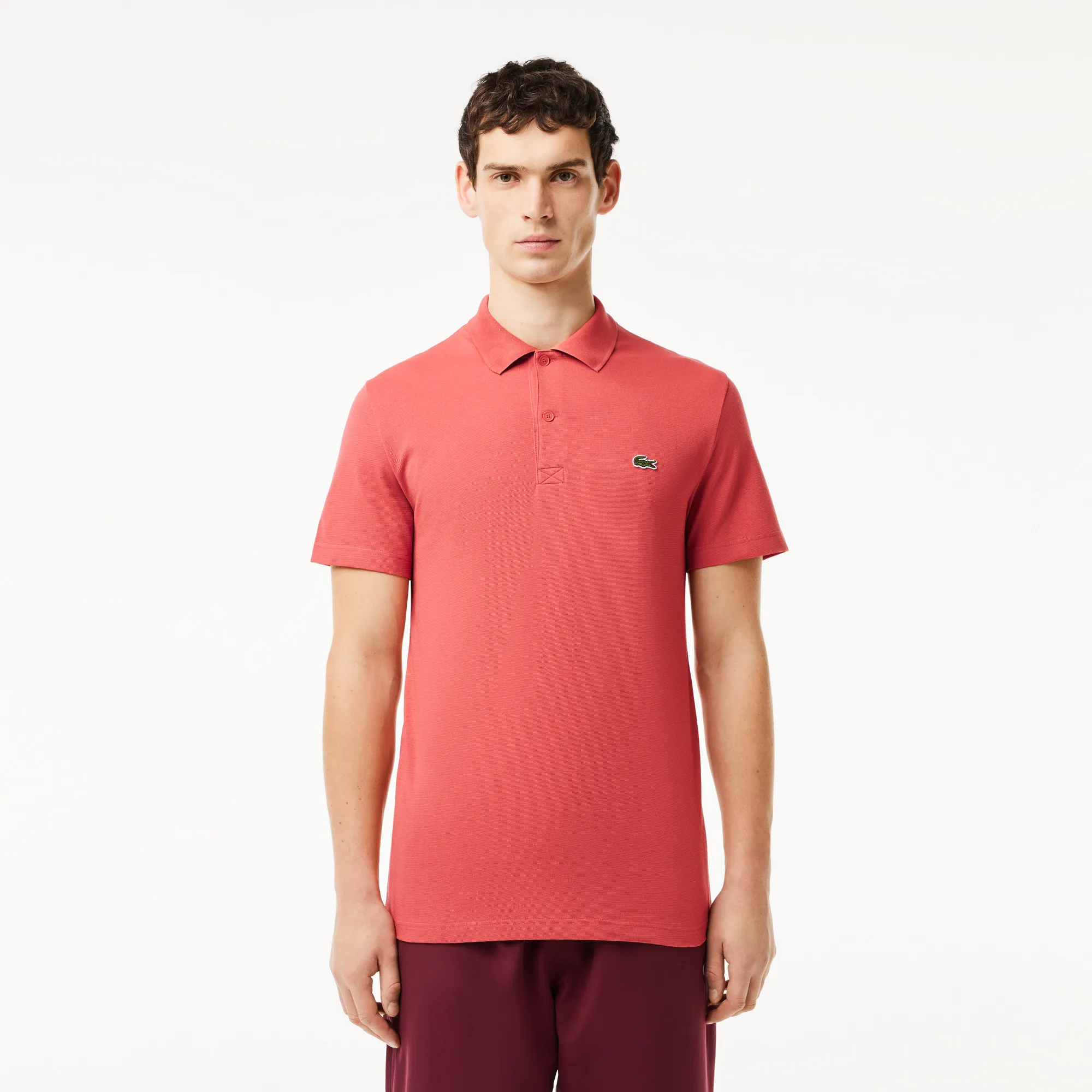 LACOSTE KORTE MOUW POLO'S SIERRA RED (PH552241  ZV9)