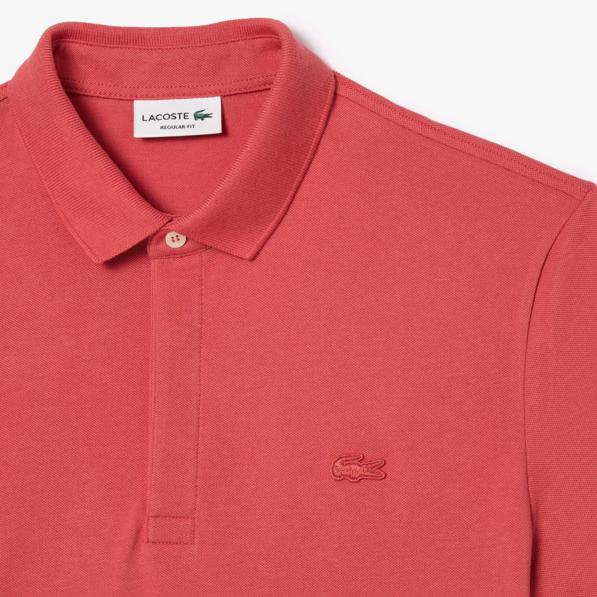 LACOSTE KORTE MOUW POLO'S SIERRA RED (PH552241  ZV9)