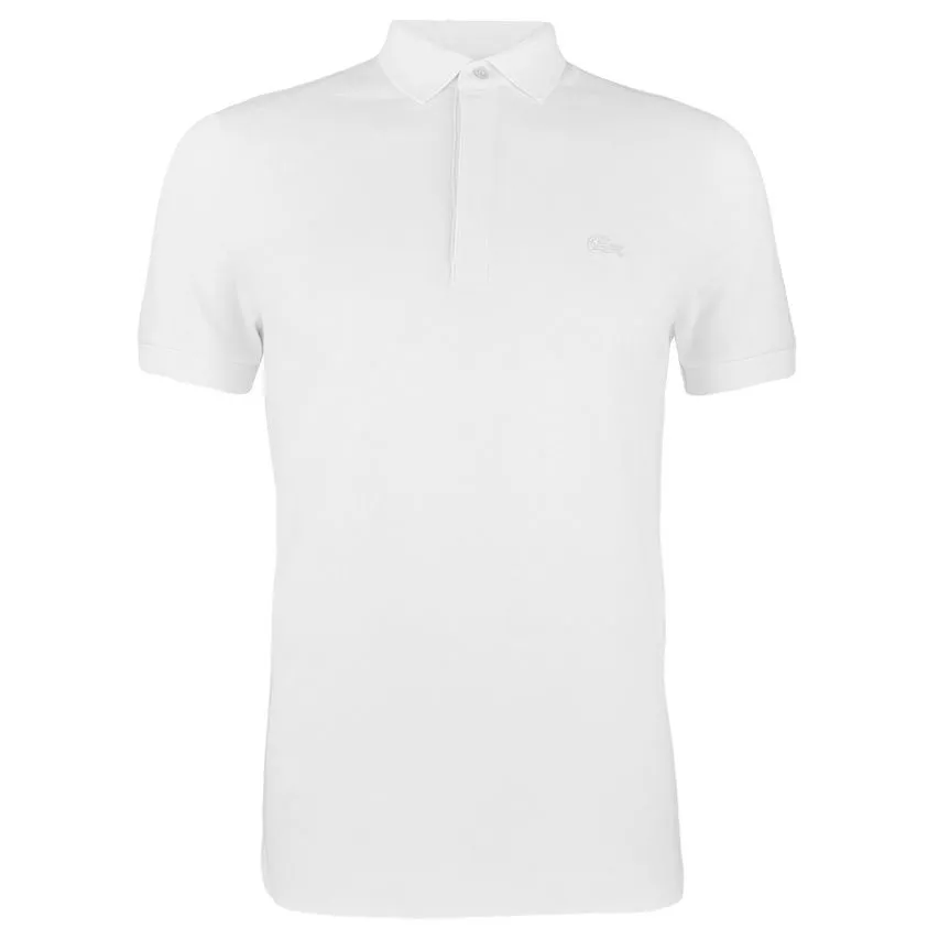 Lacoste paris edition polo shirt katoenpique wit  