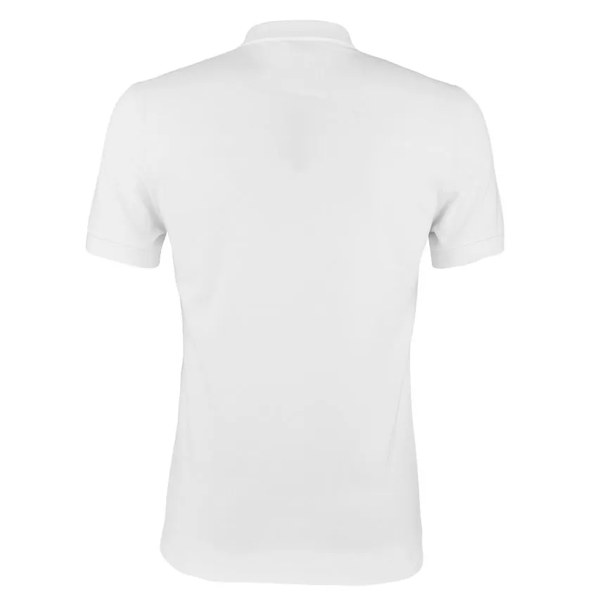 Lacoste paris edition polo shirt katoenpique wit  