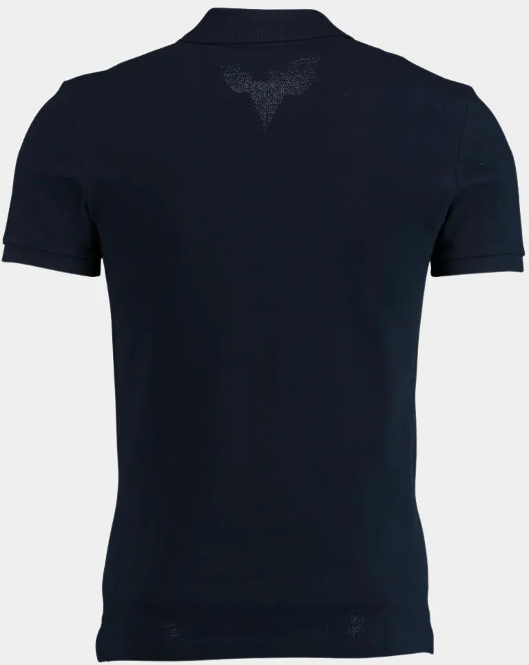 Lacoste Polo korte mouw blauw slim fit ph4012/166