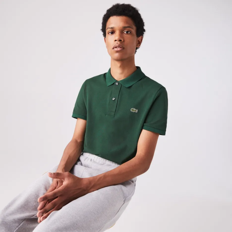 LACOSTE POLO SLIM FIT GROEN (PH401231  132)