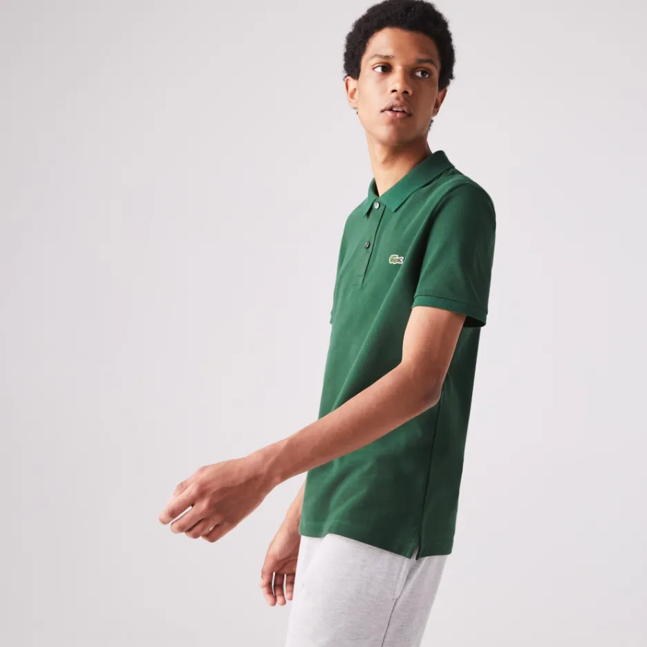 LACOSTE POLO SLIM FIT GROEN (PH401231  132)