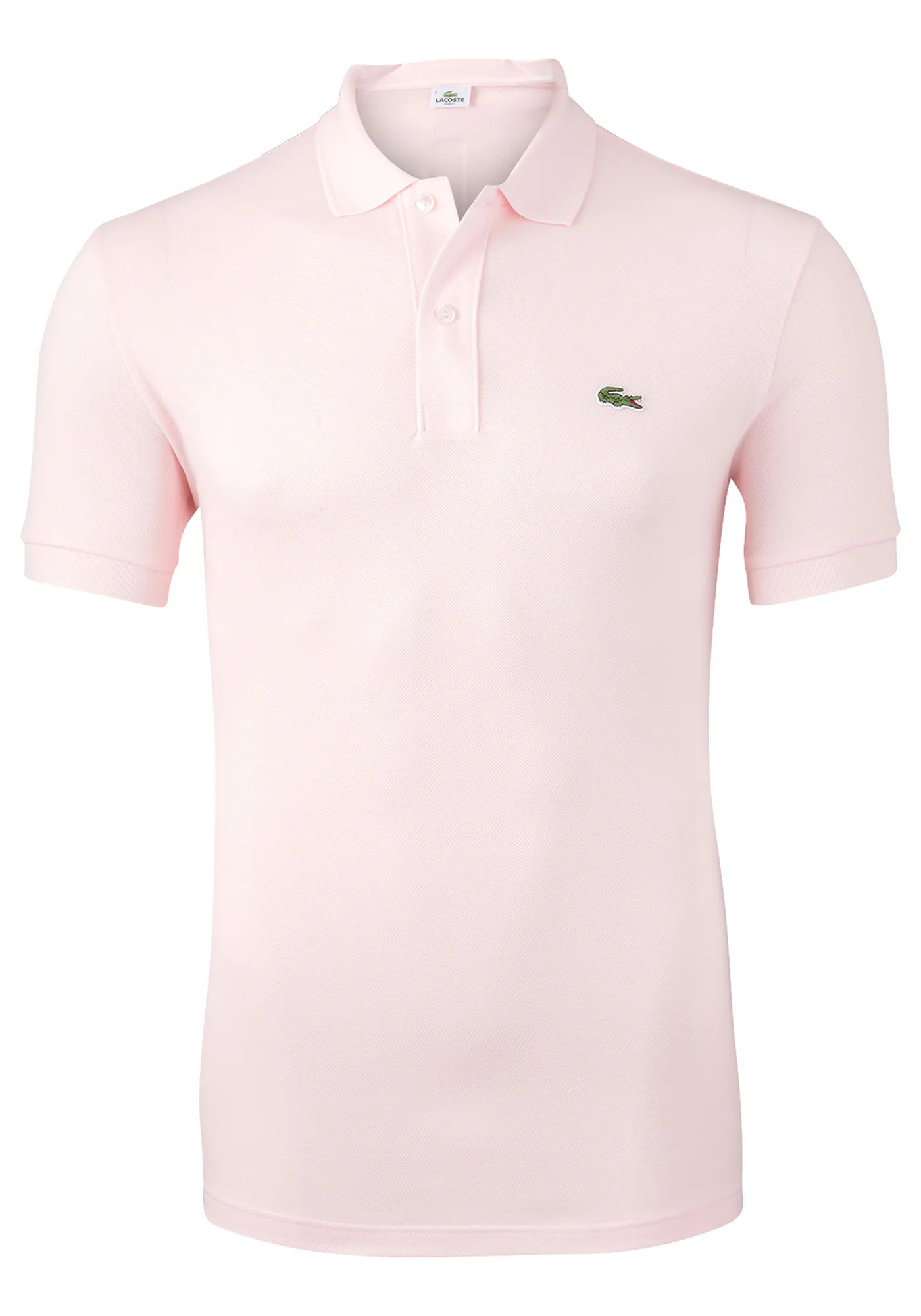 Lacoste Slim Fit polo, flamingo roze