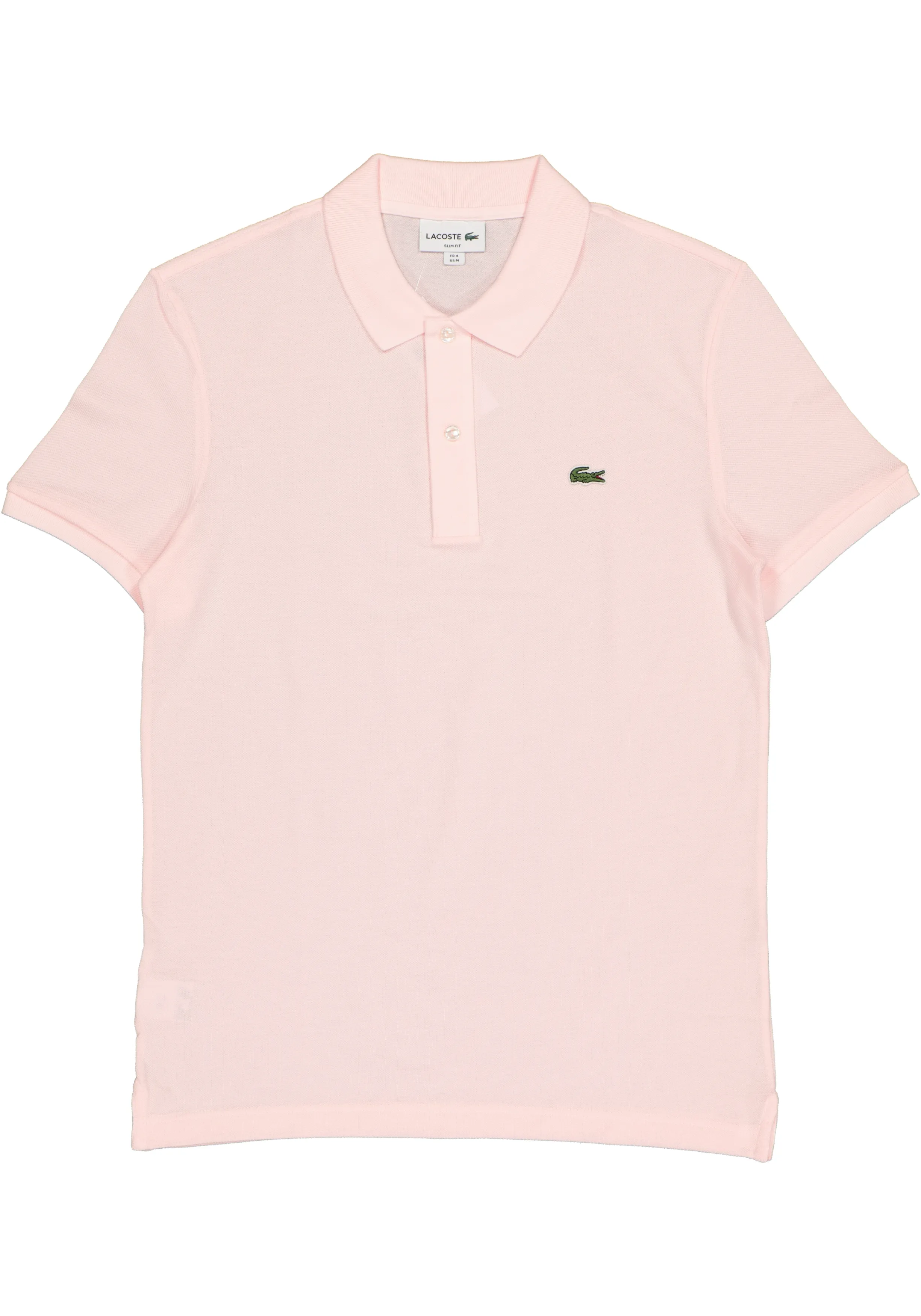 Lacoste Slim Fit polo, flamingo roze