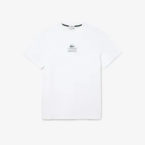 Lacoste - T-SHIRT REGULAR FIT KATOENJERSEY MET MERKDETAILS