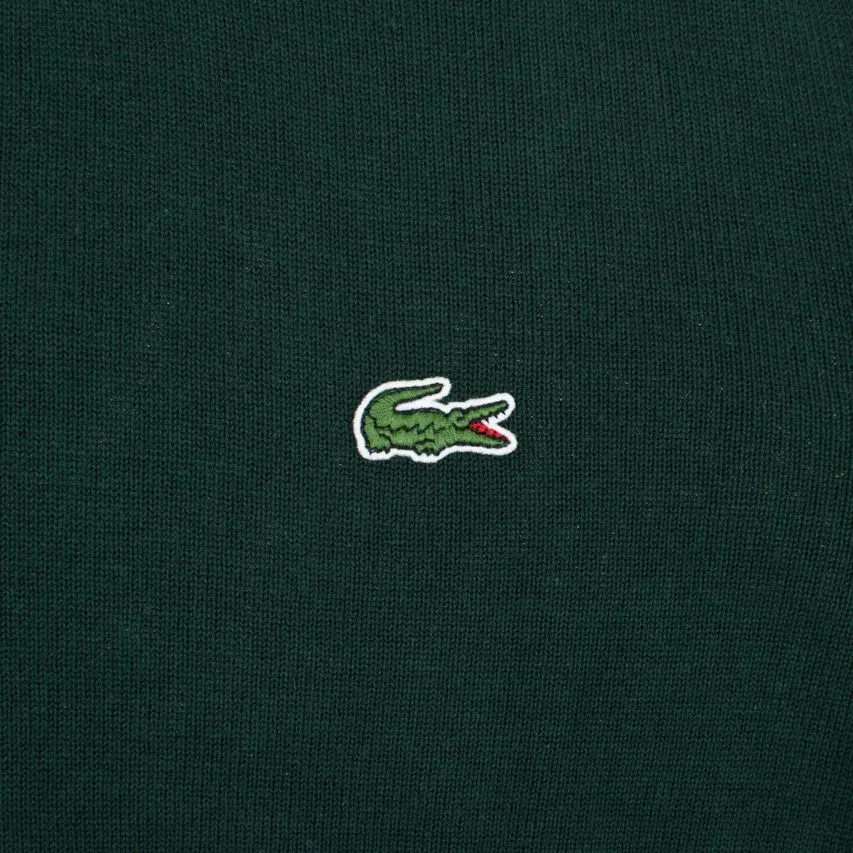 LACOSTE VHALS SWEATER PATCH LOGO GROEN  