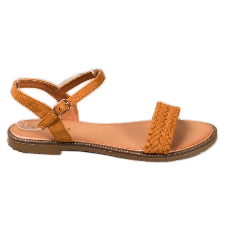 Laura Mode Casual bruine sandalen