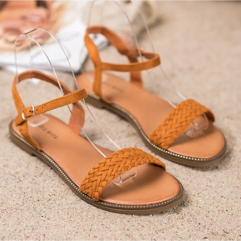 Laura Mode Casual bruine sandalen