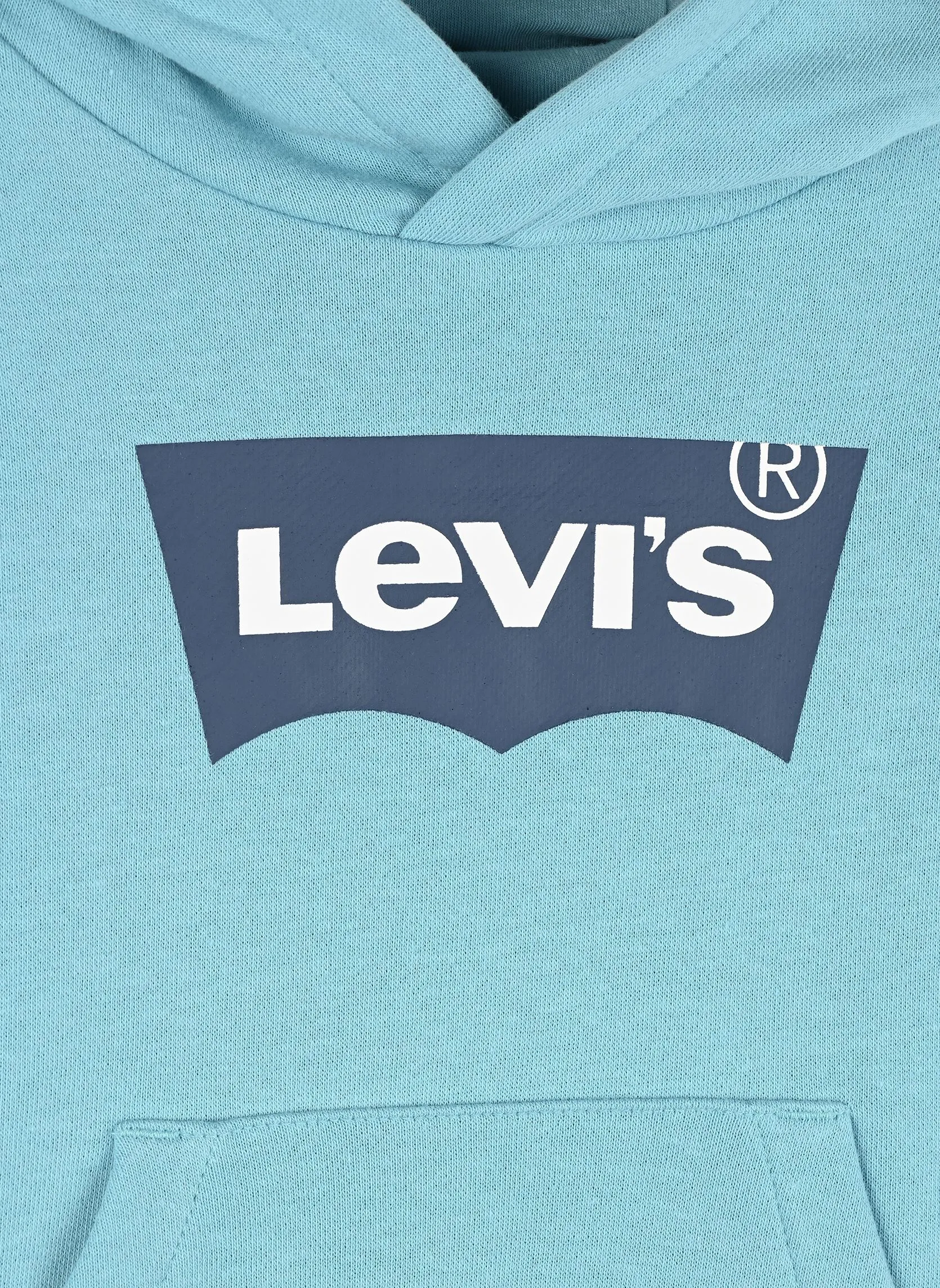      LEVI'S E910  BATWING PULLOVER HOODIE  BLAUW   