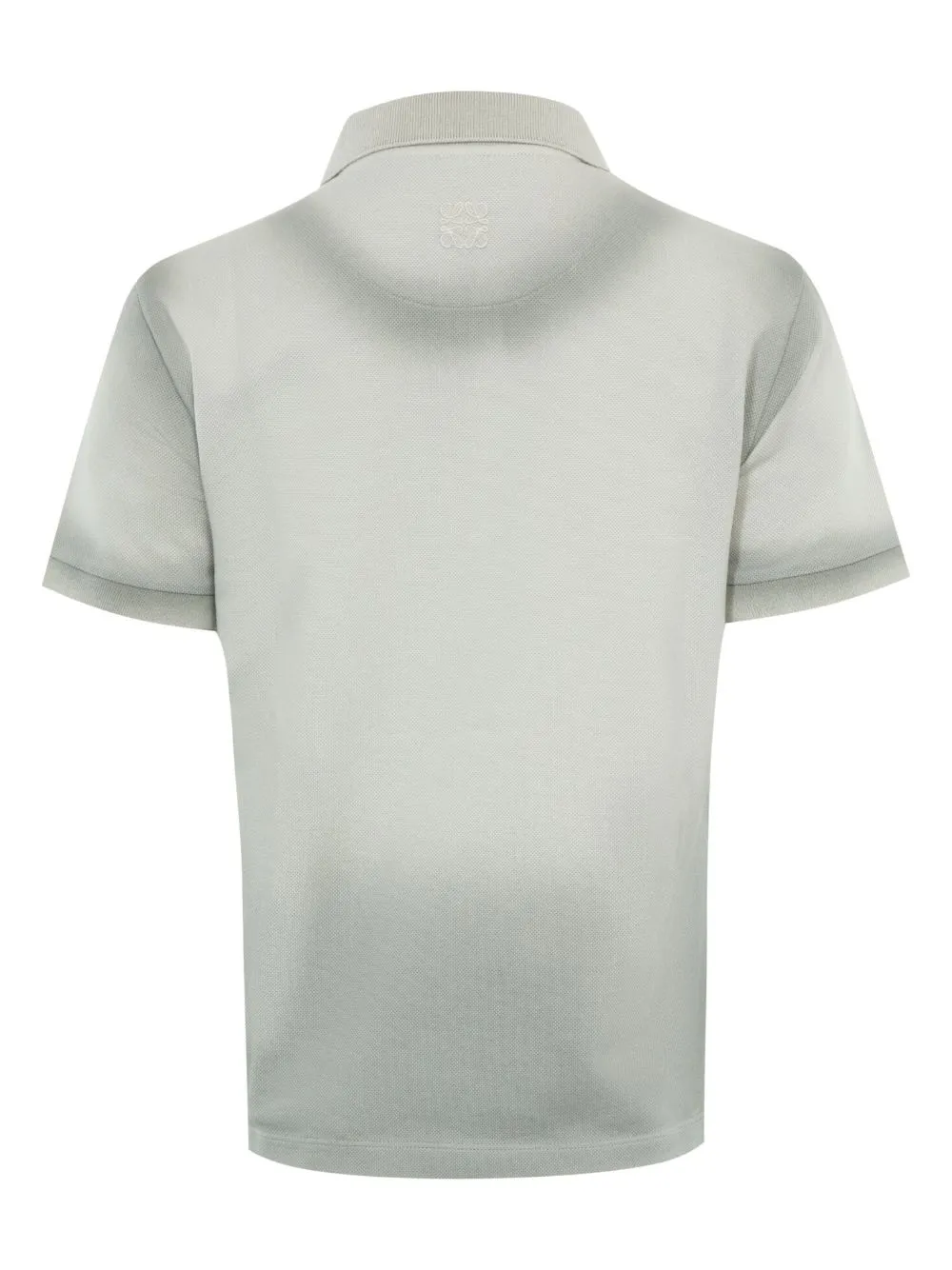 LOEWE POLOSHIRT MET VERVAAGDEFFECT GRIJS