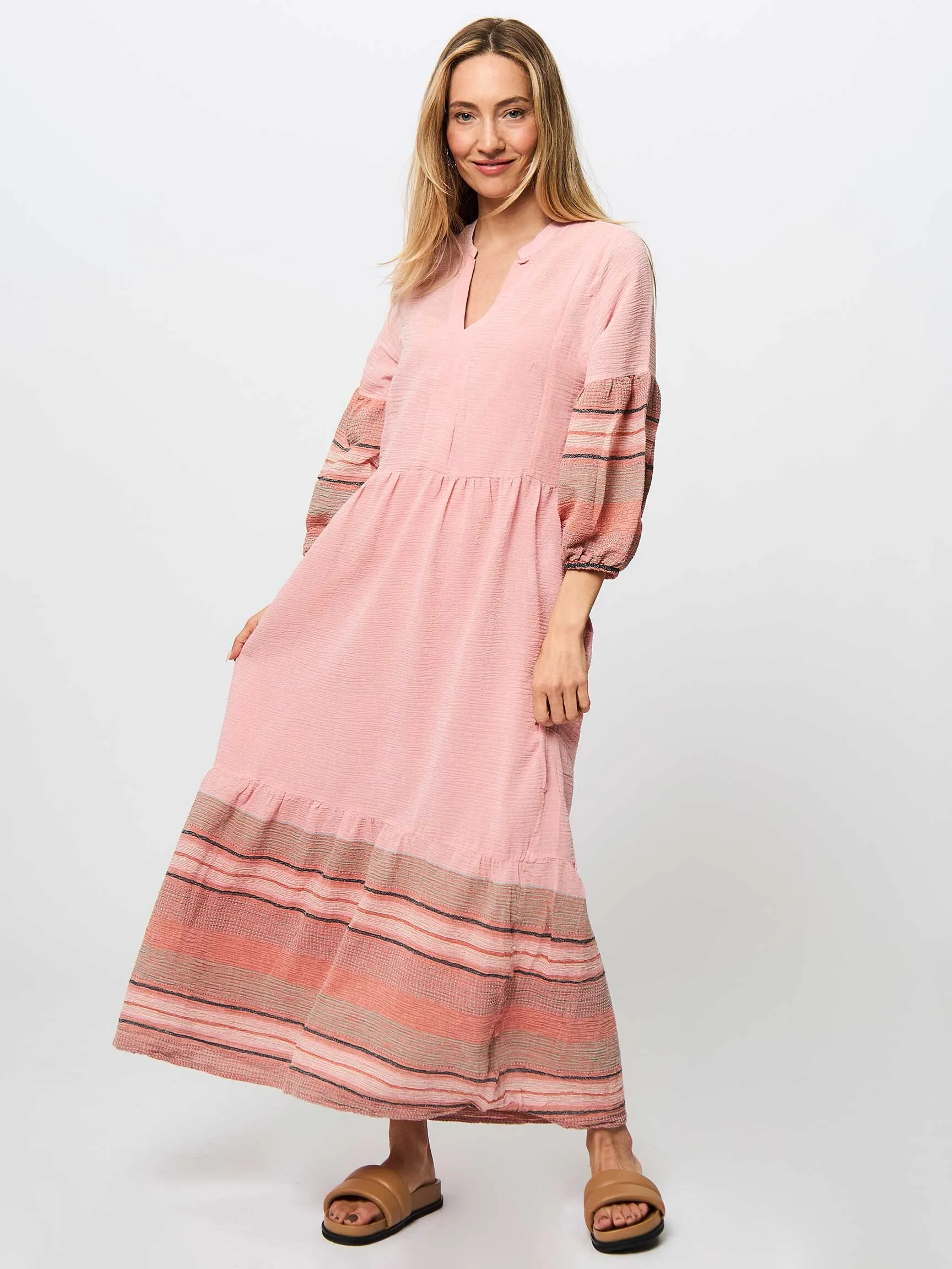 Lollys Laundry Marnie, cotton maxi dress with pattern