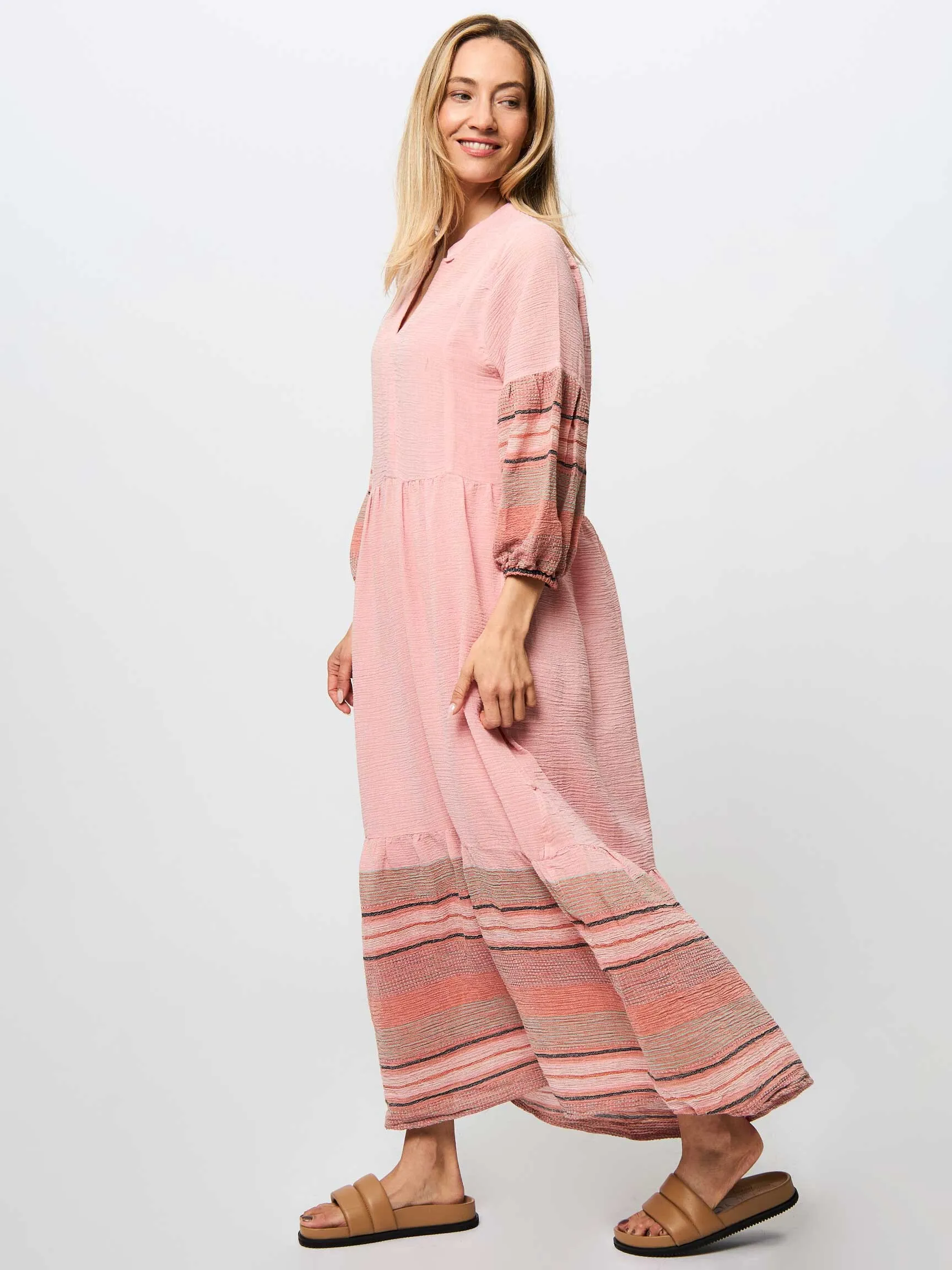 Lollys Laundry Marnie, cotton maxi dress with pattern