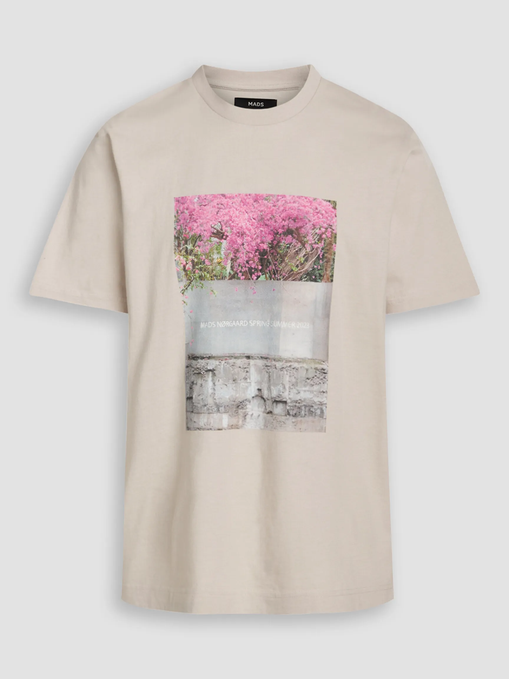 MADS NORGAARD MEN TWIN, ORGANIC COTTON TSHIRT MET PRINT