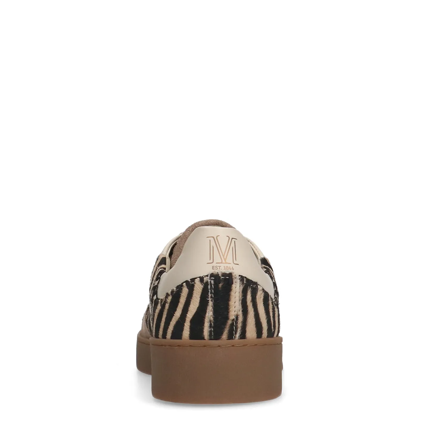 Manfield Beige zebraprint sneakers