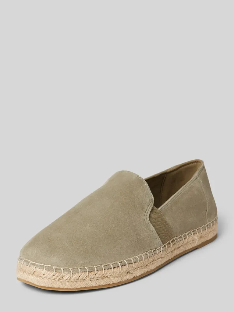 Marc O'Polo Espadrilles met gestructureerde zool, model 'Ulf' in kaki