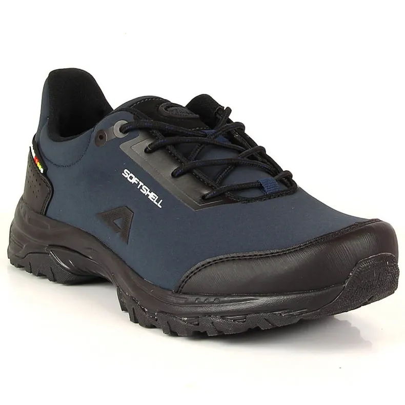 Marineblauwe American Club waterdichte trekkingschoenen voor heren