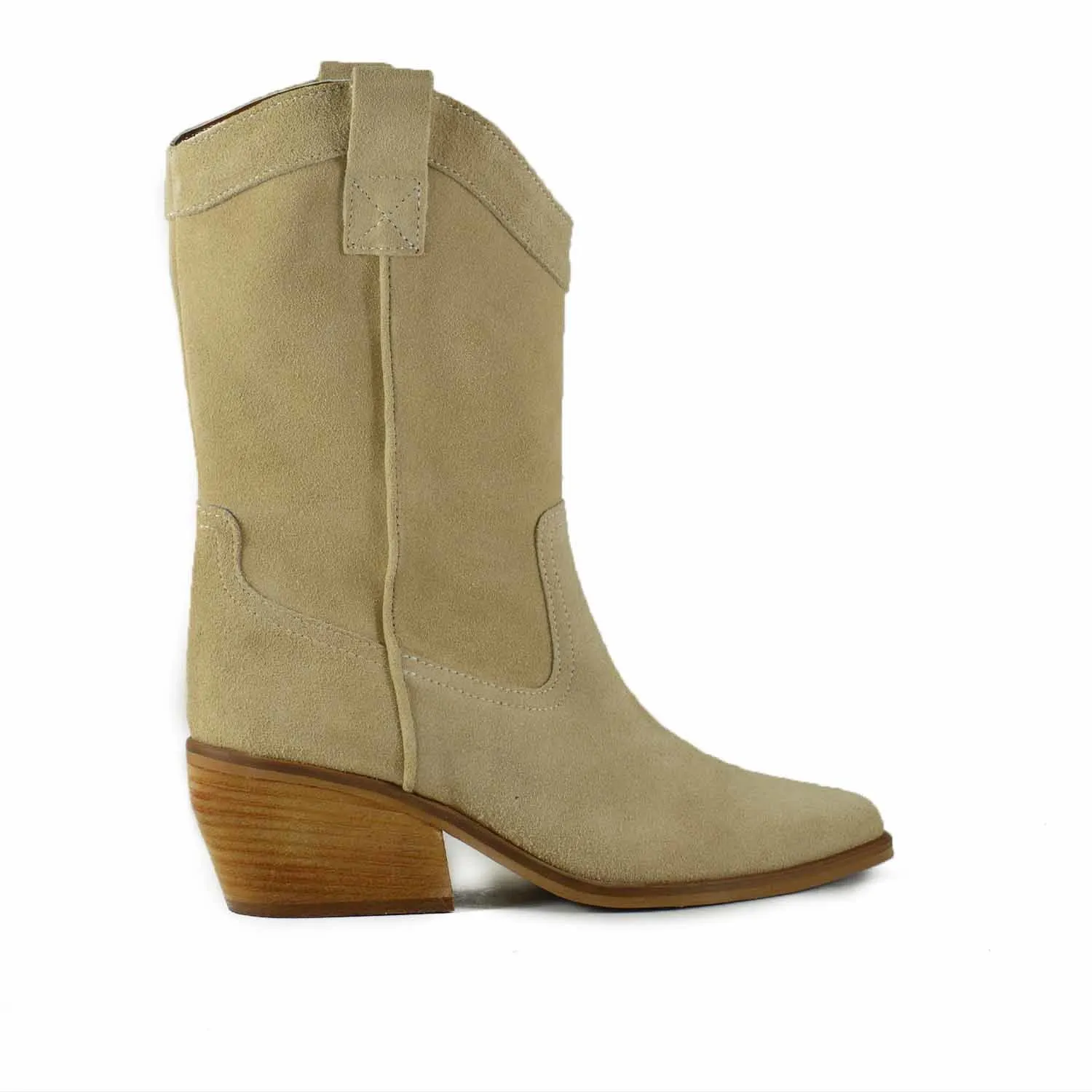 Marnelli Western Boots Beige