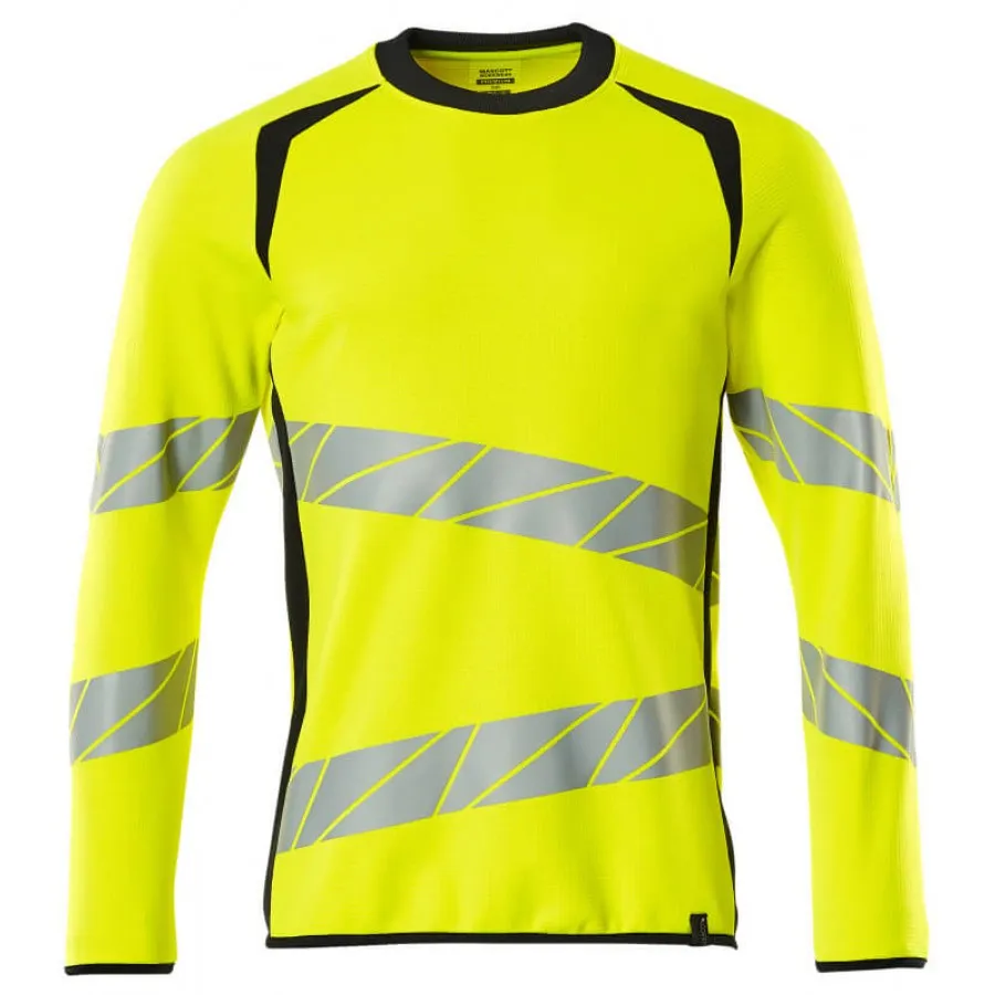 MASCOT 19084781 SWEATSHIRT HIVIS GEEL/DONKERMARINE