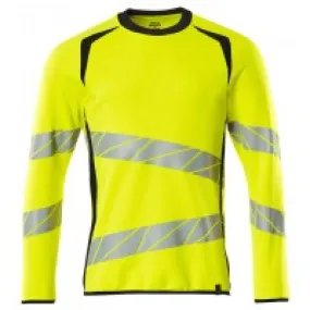 Mascot 19084-781 Sweatshirt Hi-Vis Geel/Donkermarine