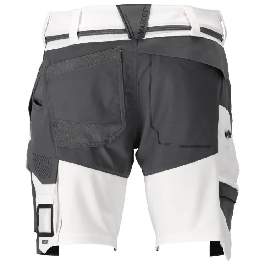 MASCOT 22149605 SHORTS WIT/STEENGRIJS