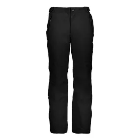 Men 4-Way-Stretch Ski Pants long black