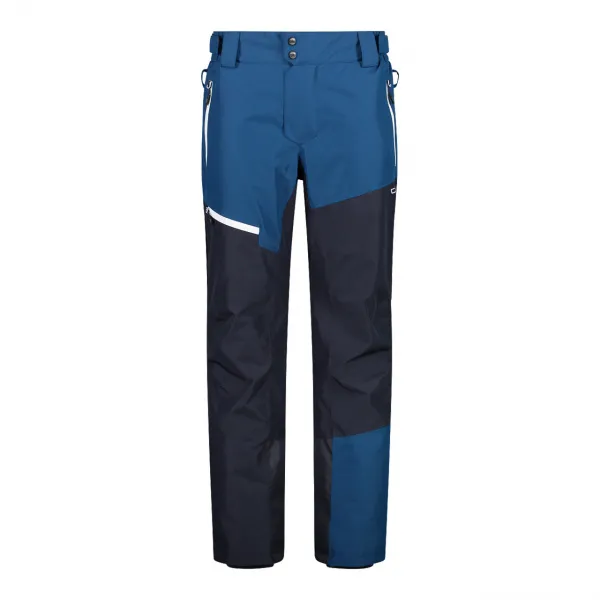 Men Freeride Ski Pants petrol/black