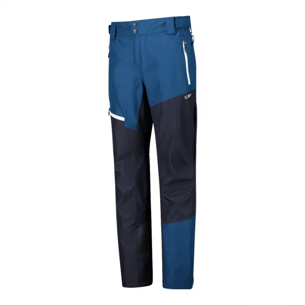 Men Freeride Ski Pants petrol/black