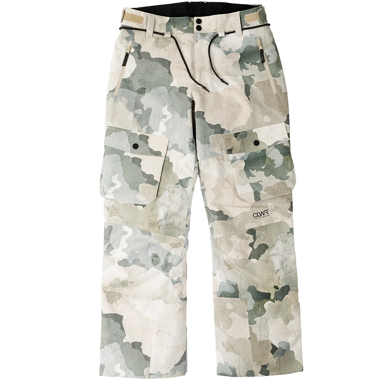 Men Ski Pants FLIGHT water camo